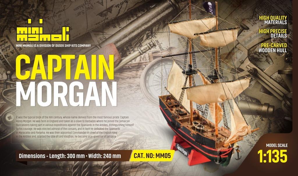 Captain Morgans Mini Mamoli: kit di montaggio in legno MM05