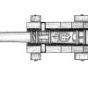 Cannone con affusto in legno amati art 4159