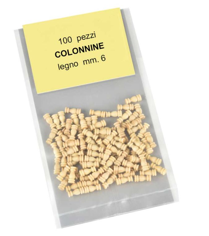 Corel Colonnine in legno da 14 mm (50 pezzi