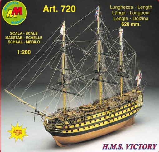 H.M.S. Victory Mantua Model kit di montaggio in legno art 720