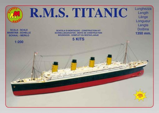 Titanic Mantua Model Panart: kit di montaggio n.4 art 728