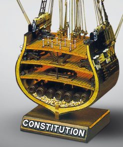 Sezione USS Constitution Mamoli: kit di montaggio in legno MV32