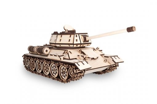 Tank T-34 modellino in legno: EWA Eco Wood Art