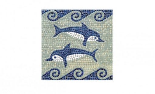 Mosaico Delfini 20*20 cm Occre art 32008