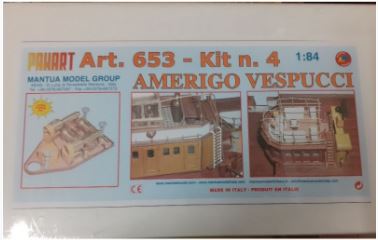 Amerigo Vespucci 1/84 kit 4 Mantua Model Panart art 653