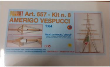 Amerigo Vespucci 1/84 kit 8 Mantua Model Panart art 657