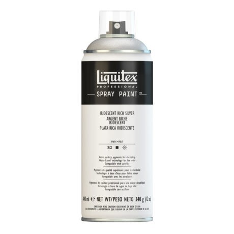 Liquitex spray colore acrilico 239 iridescent rich silver 400 ml