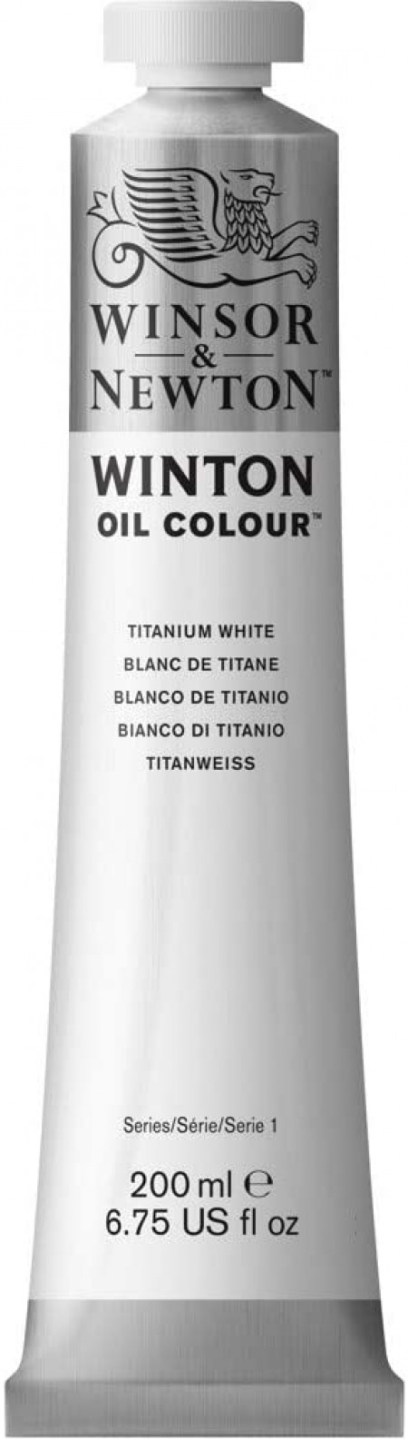 Colore a olio Winsor & Newton Winton bianco titanio