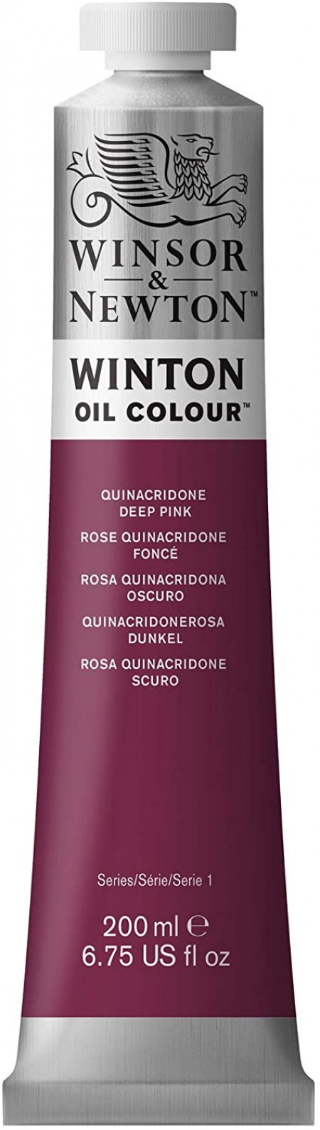 Colore a olio Winsor & Newton Winton rosa quinacridone scuro
