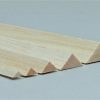 Listello triangolare balsa 10x10x1000 mm Pichler