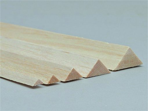 Listello triangolare balsa 12x12x1000 mm Pichler 15162