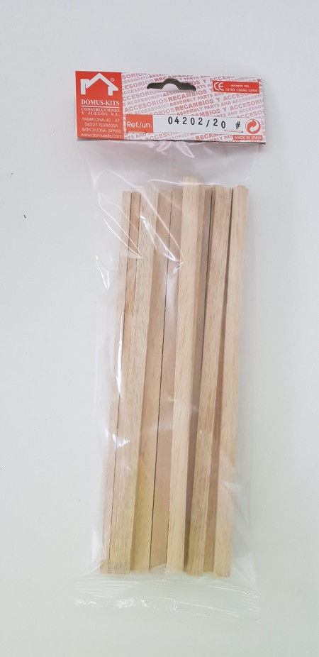 Listelli legno samba 5X10x250 mm Domus Kits art 04202