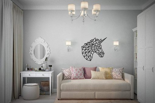 Unicorno puzzle 3d in legno da parete Ewa eco wood