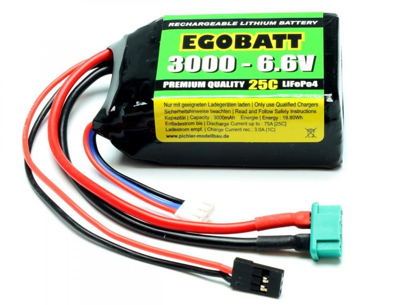 Batteria LiFe EGOBATT 3000 6.6V (25C) art C8354
