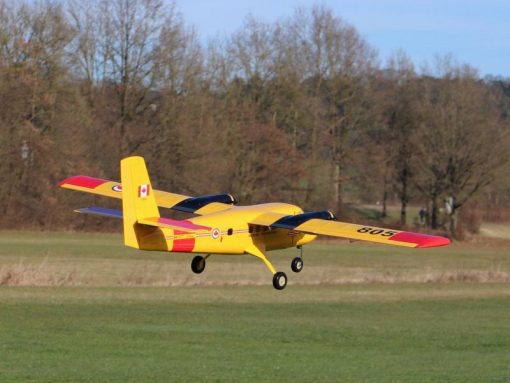 Twin Otter giallo aeromodello elettrico Pichler C9220