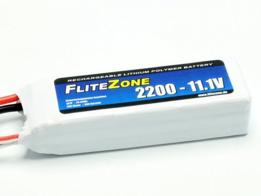 Batteria LiPo FliteZone 2200 deans-t pichler C6250