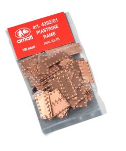 Piastrine rame bugnate Amati art 4392-01